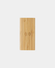 Power bank bambù FSC 8000 mAh wireless da personalizzare - 3
