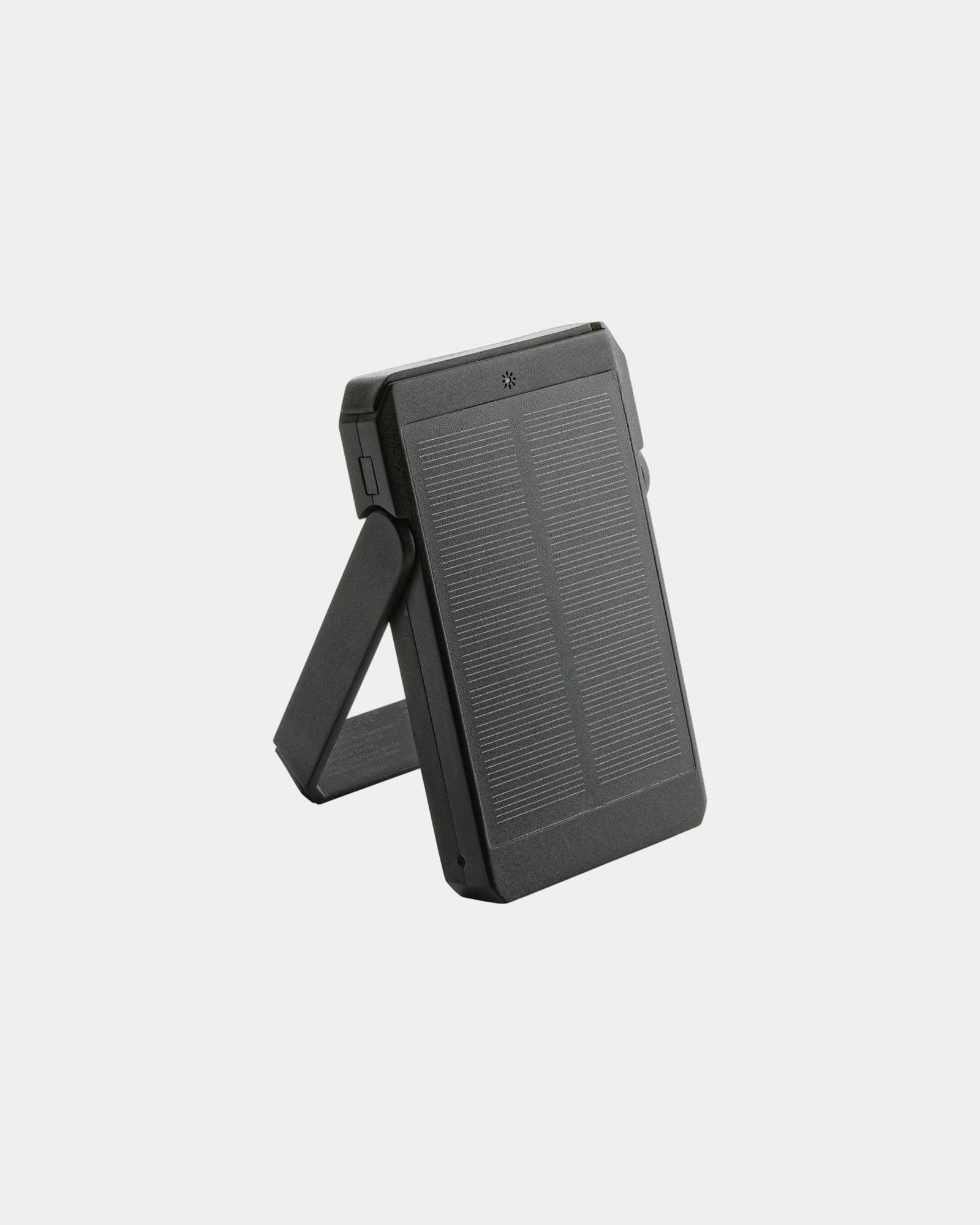 Power bank solare riciclato RCS 5000 mAh da personalizzare - Nero