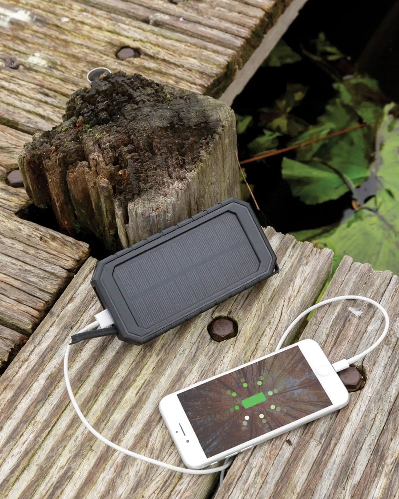 Power bank solare riciclato RCS 10.000 mAh da personalizzare - 8