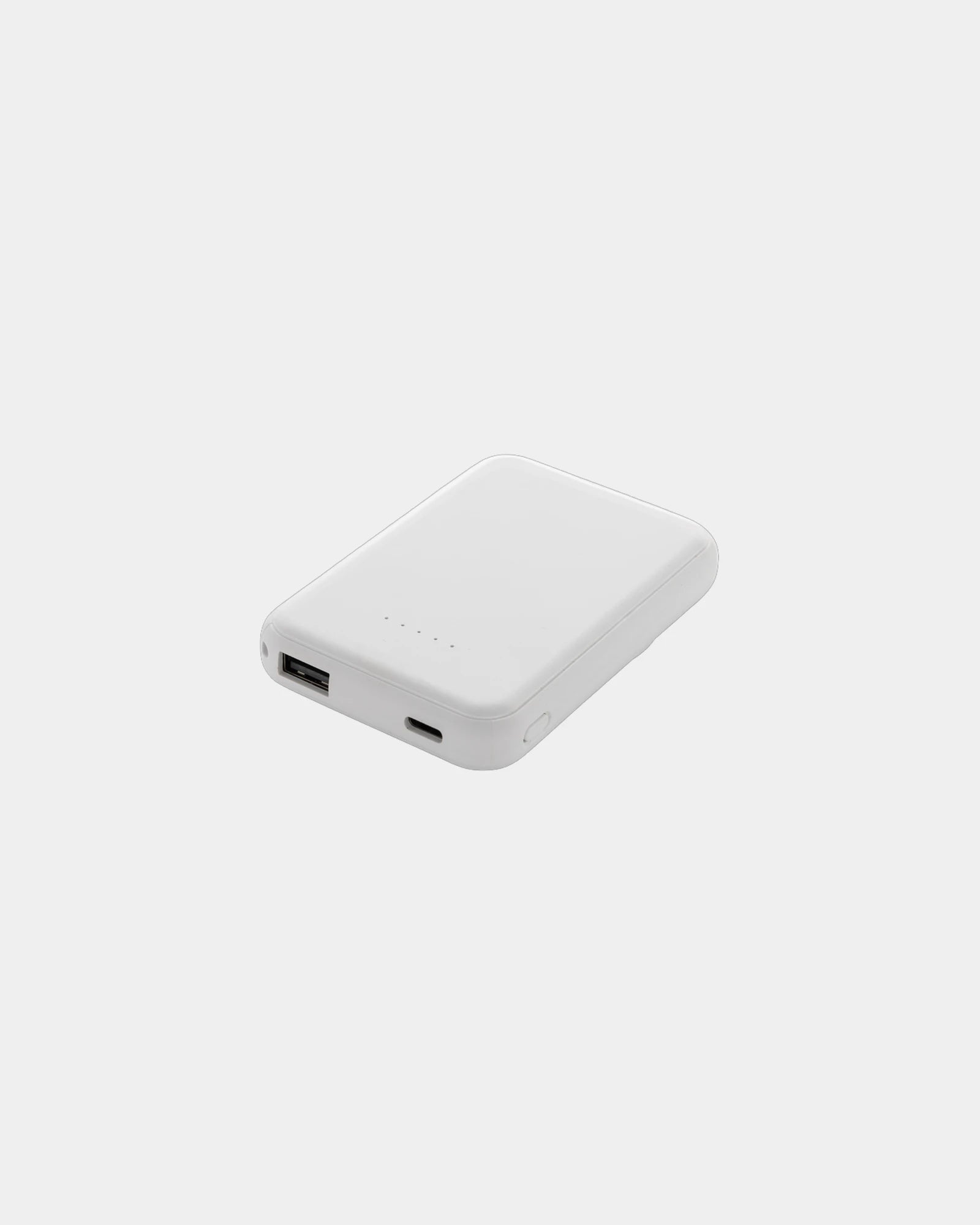 Power bank riciclato RCS 5000mAh wireless da personalizzare - Bianco
