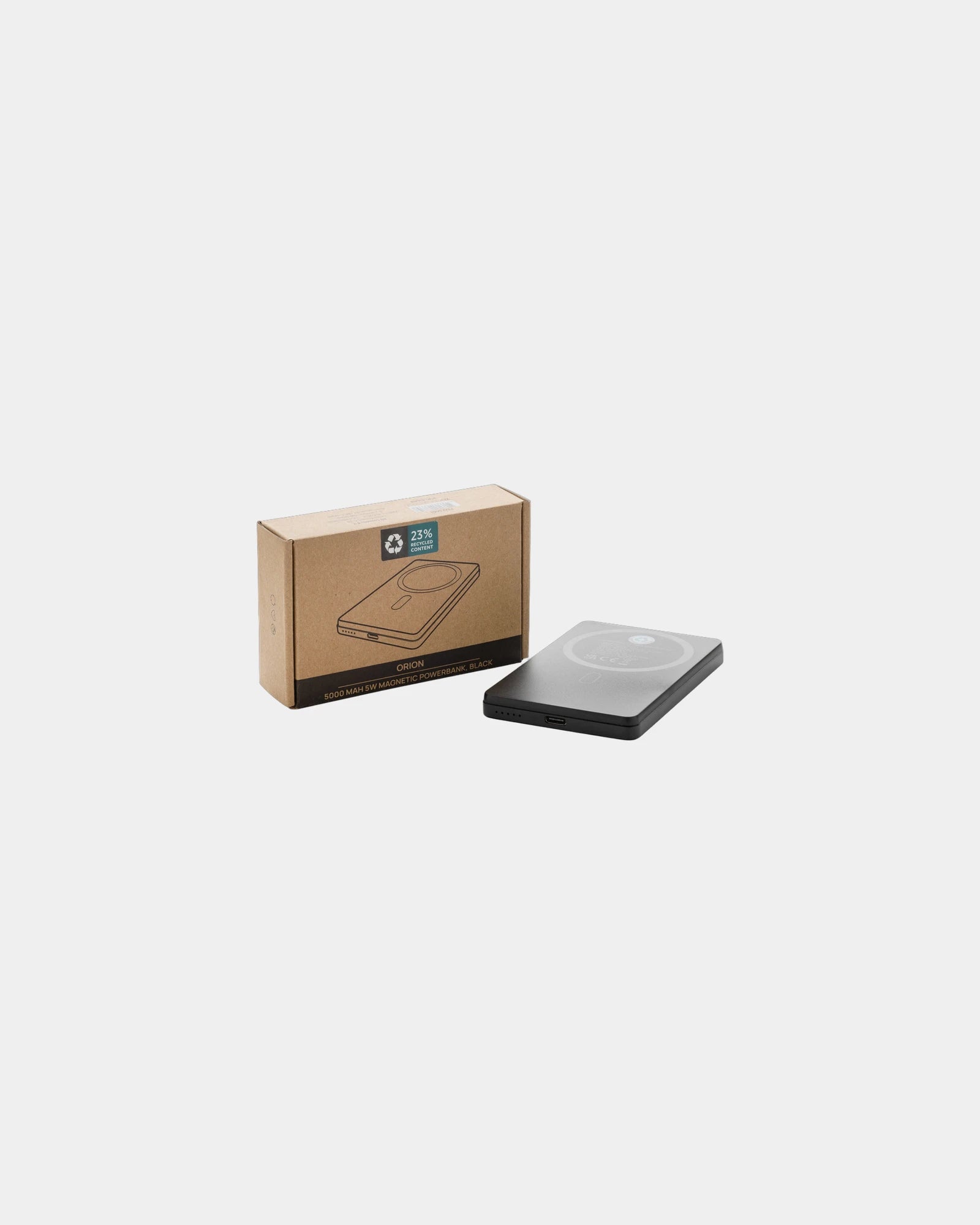 Power bank riciclato 5000mAh magnetico da personalizzare - 7