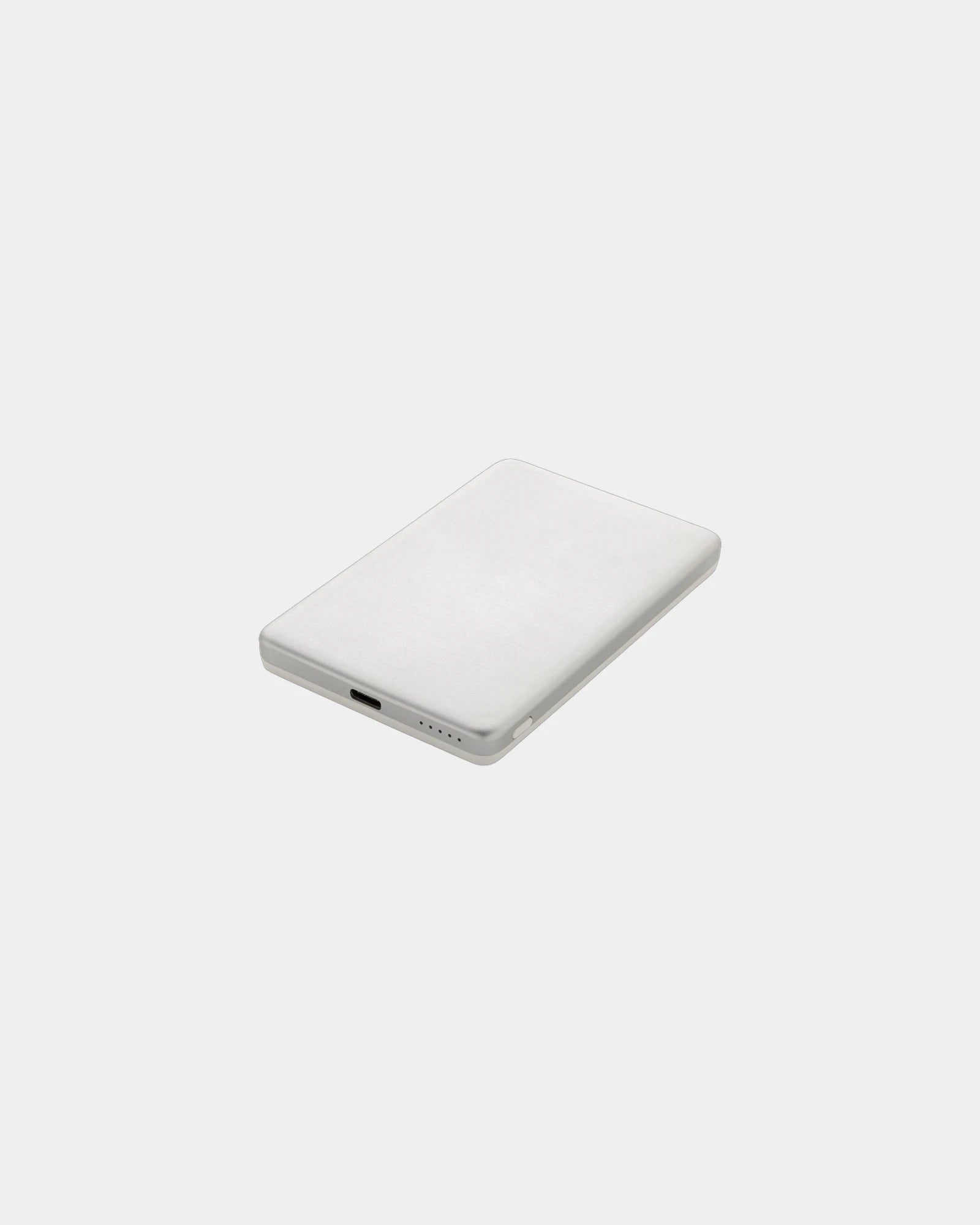 Power bank riciclato 5000mAh magnetico da personalizzare - Argento