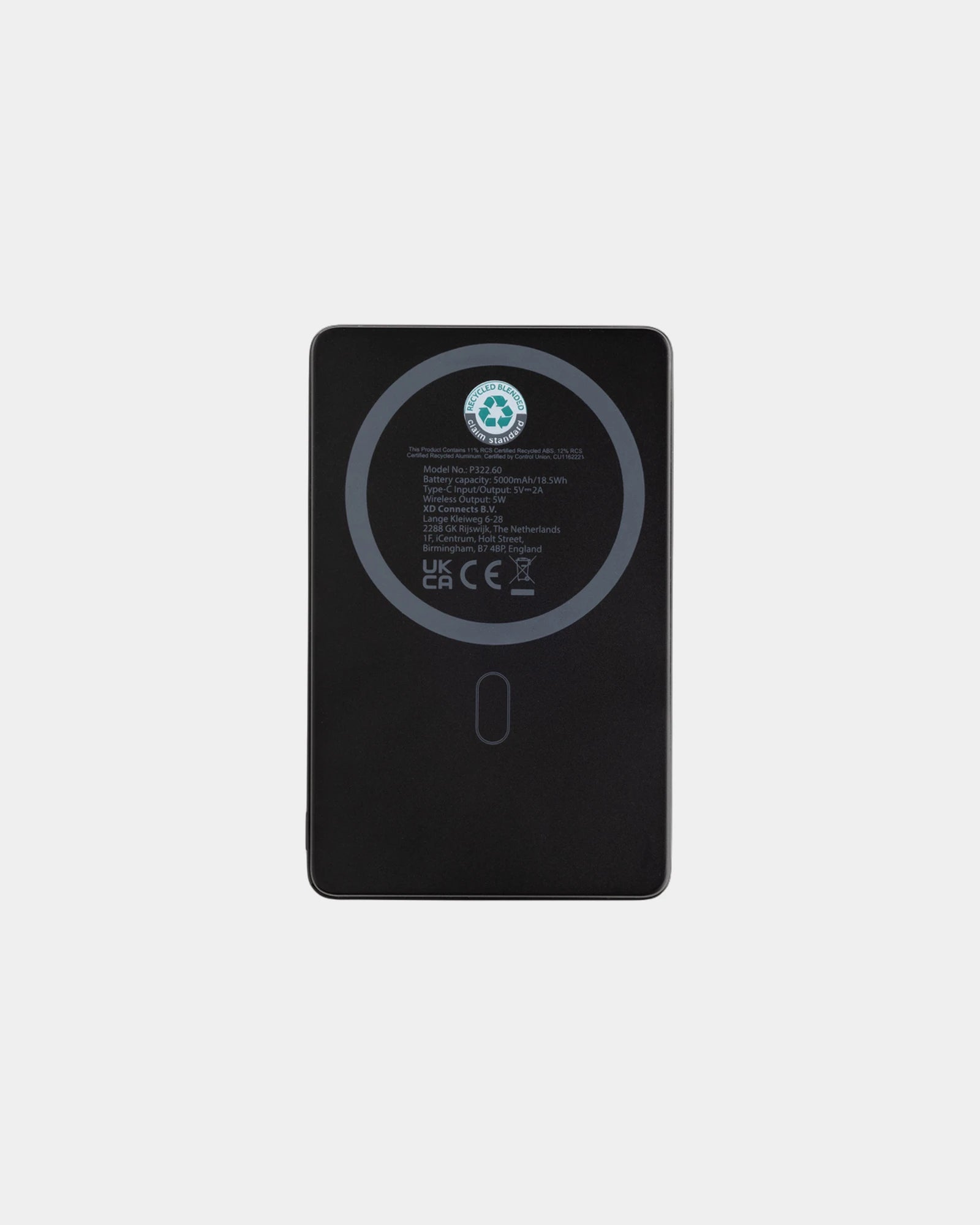 Power bank riciclato 5000mAh magnetico da personalizzare - 4