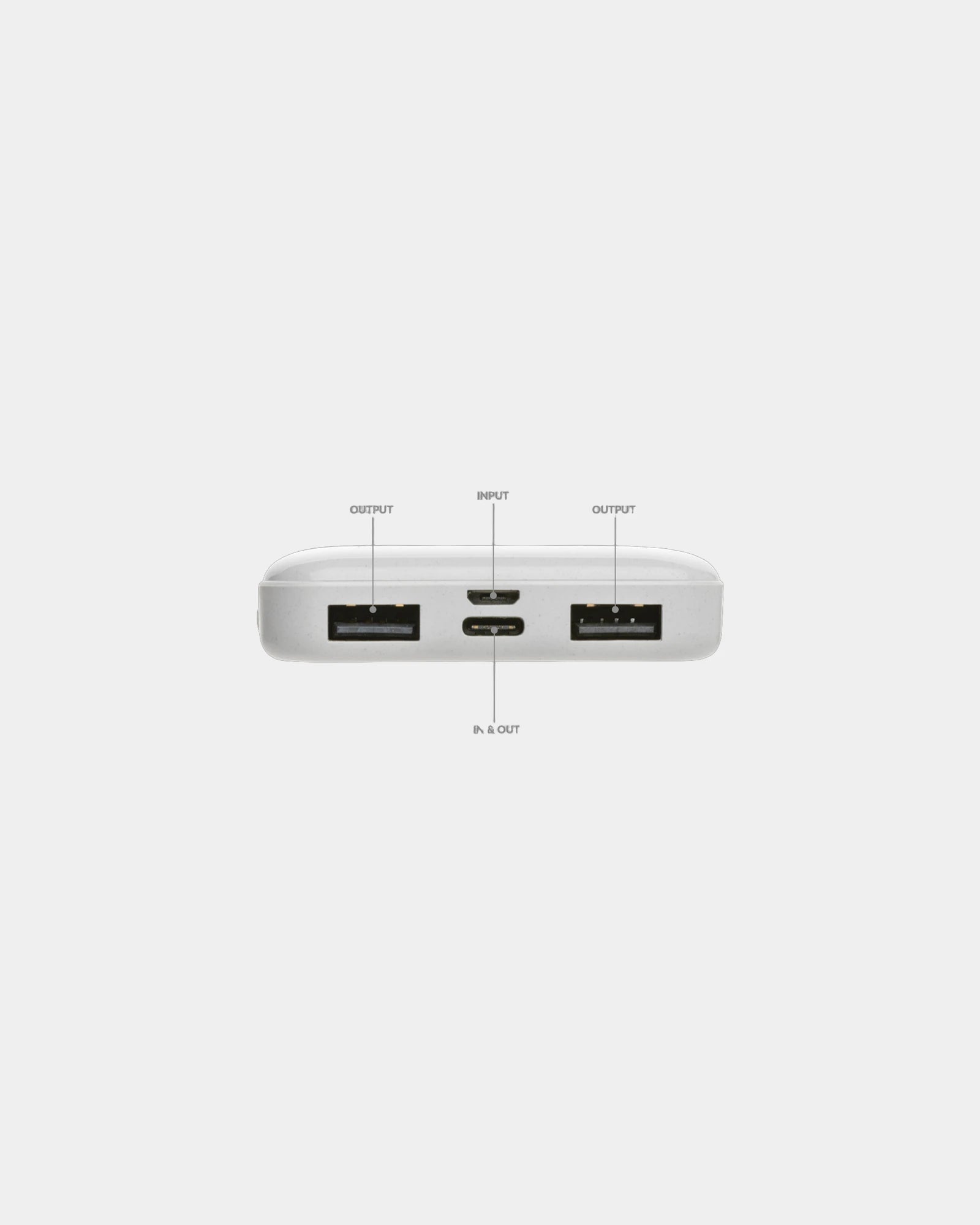 Power bank plastica riciclata RCS 5000 mAh da personalizzare - 10
