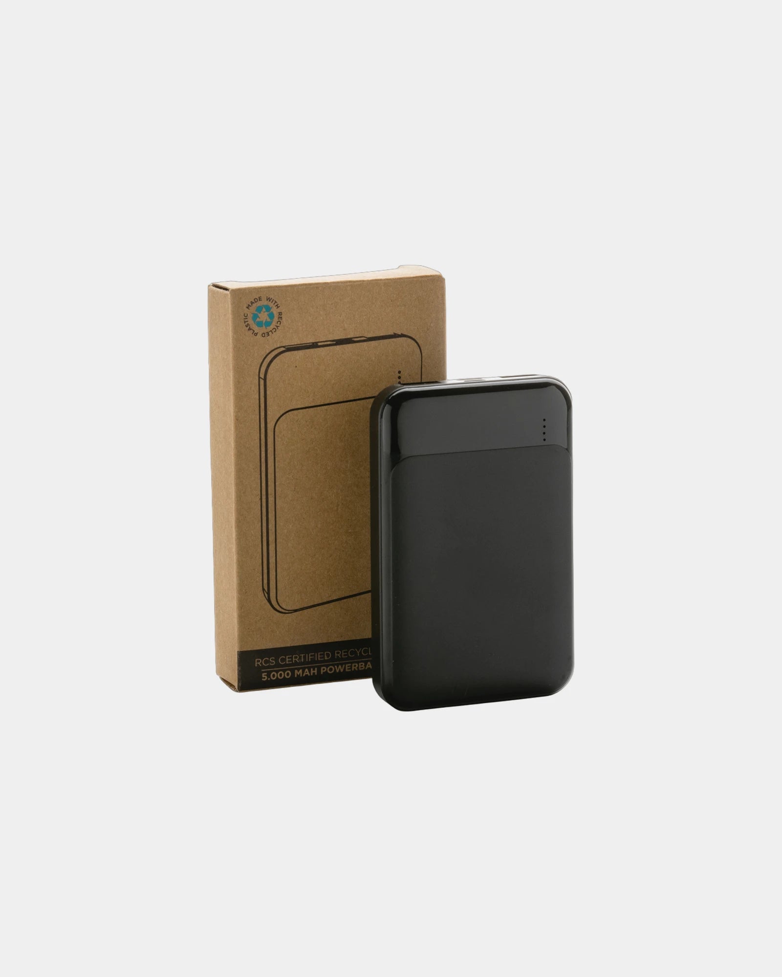 Power bank plastica riciclata RCS 5000 mAh da personalizzare - 4