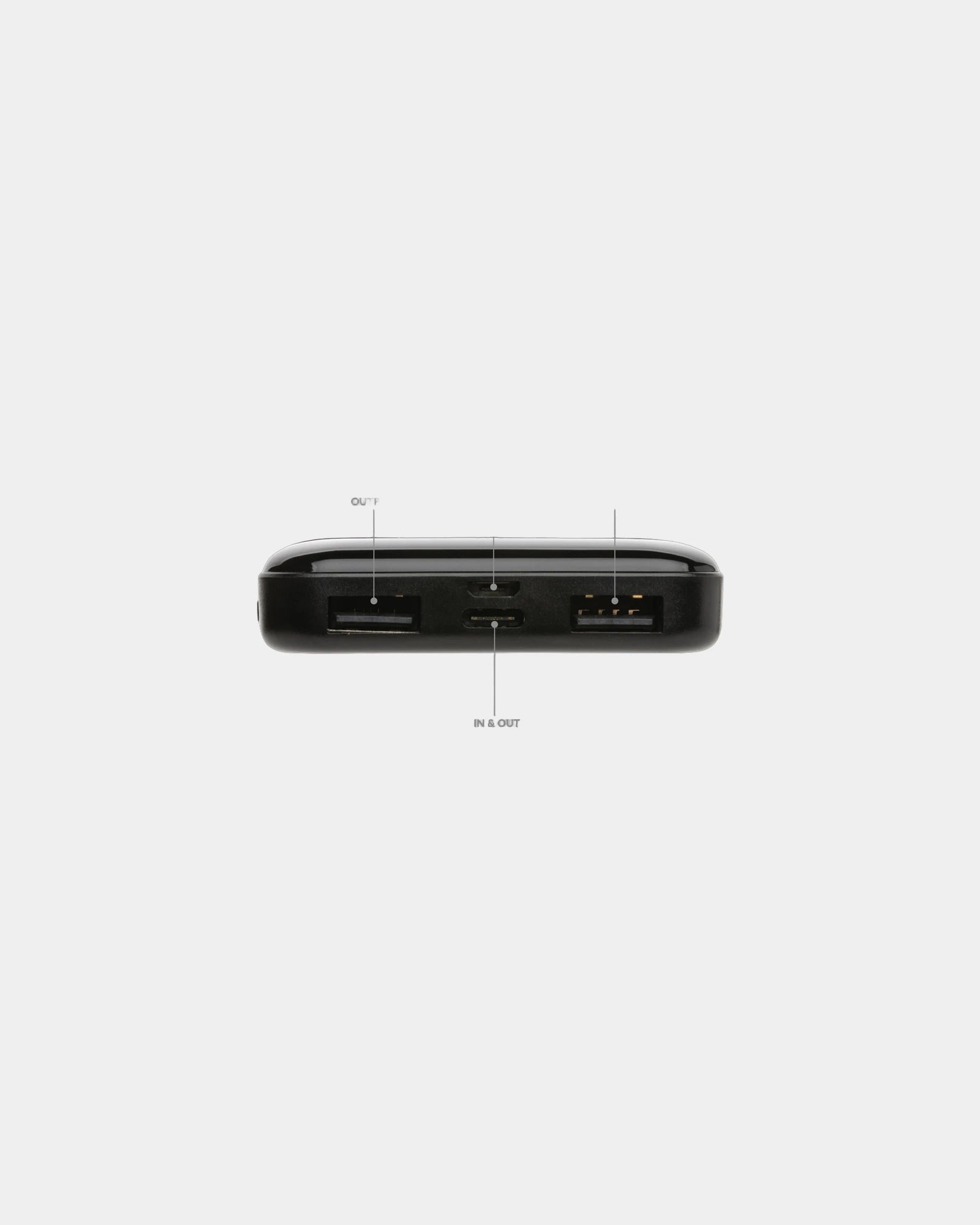 Power bank plastica riciclata RCS 5000 mAh da personalizzare - 3
