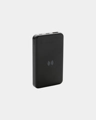 Power bank plastica riciclata RCS 5000 mAh da personalizzare - Nero