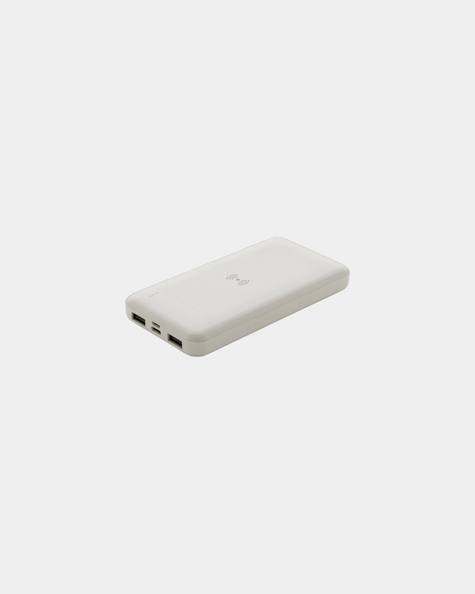 Power bank riciclato RCS 8000mAh induzione da personalizzare - Bianco