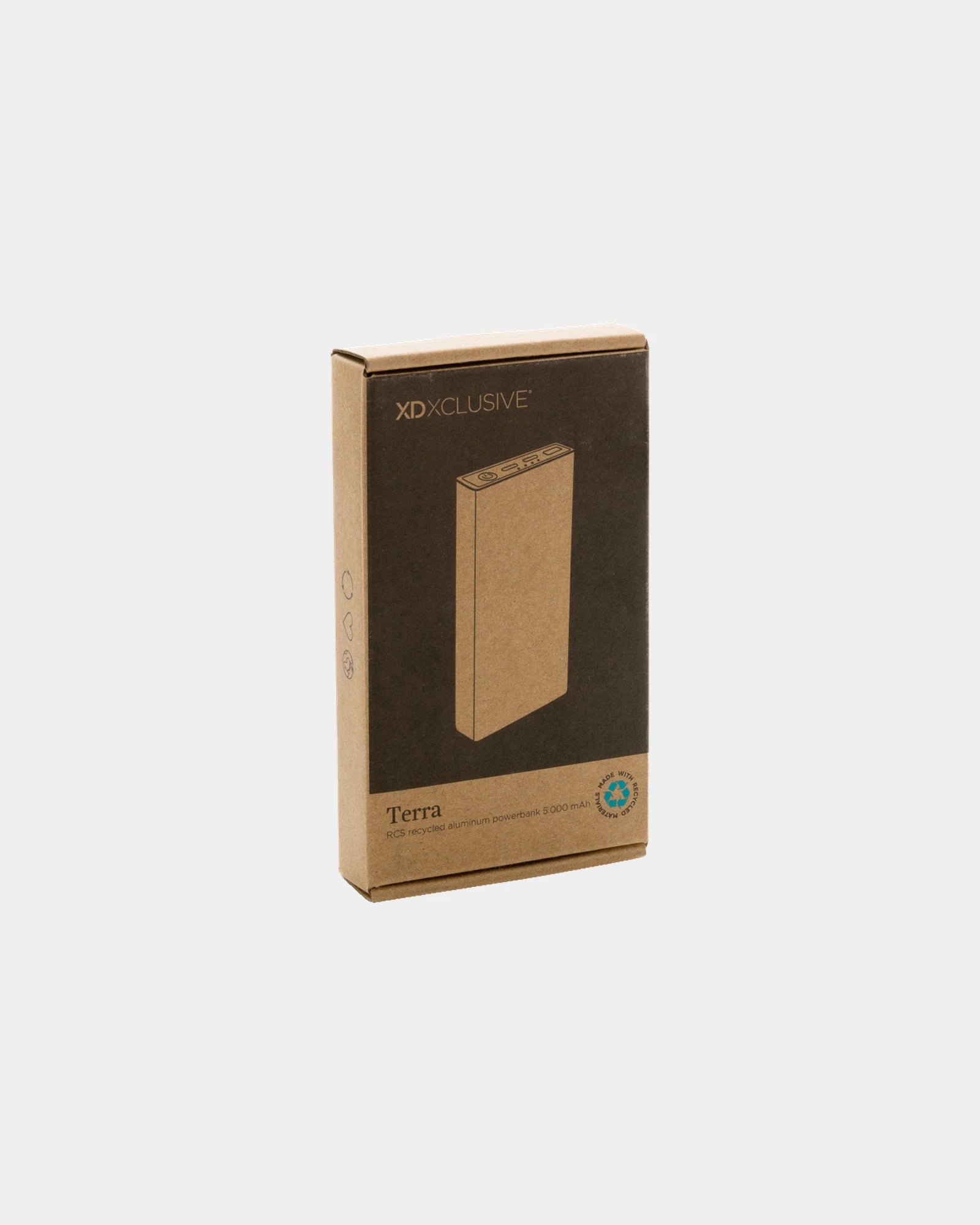 Power bank alluminio riciclato 5000 mAh da personalizzare
