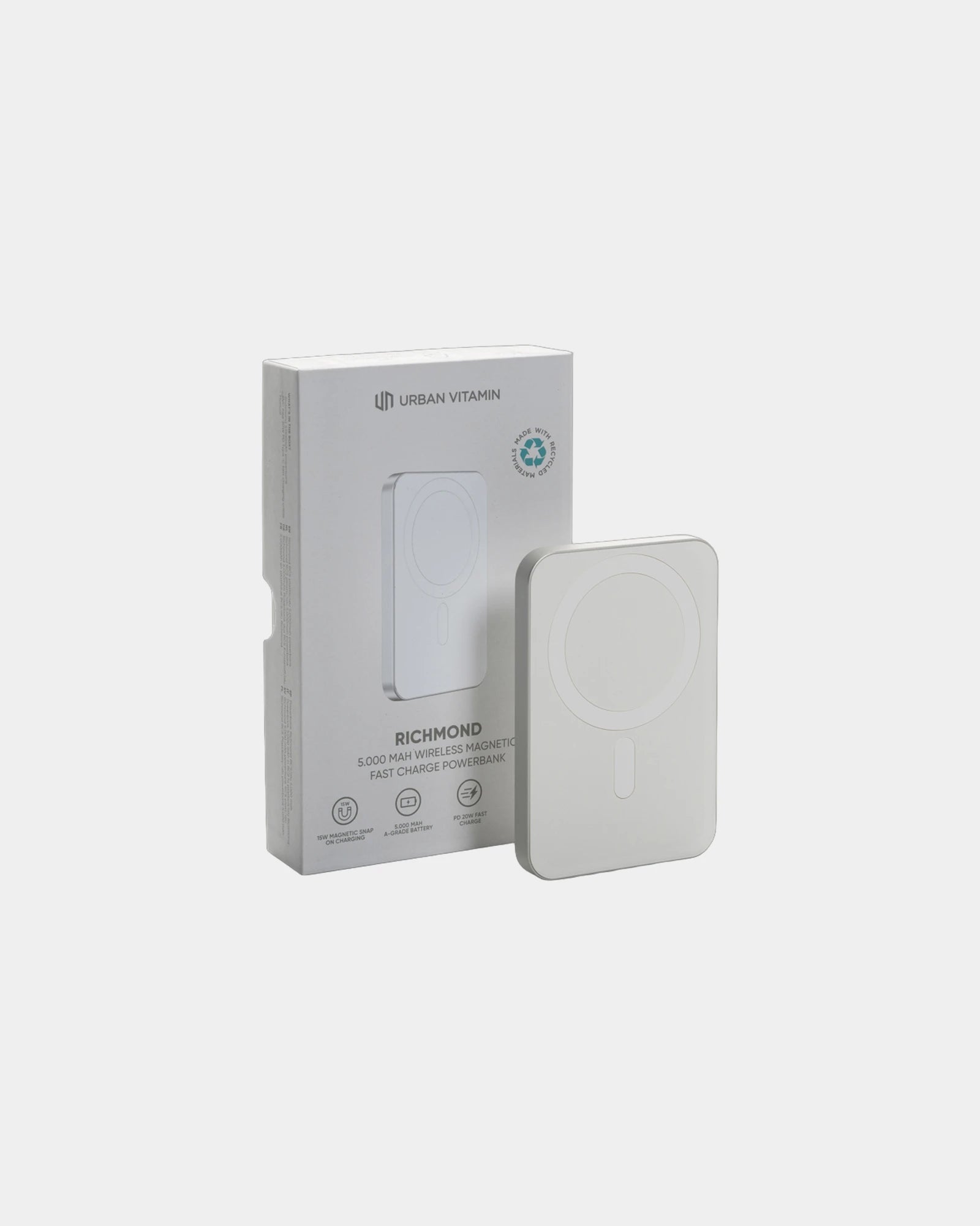 Power bank riciclato magnetico Malibu da personalizzare - 12