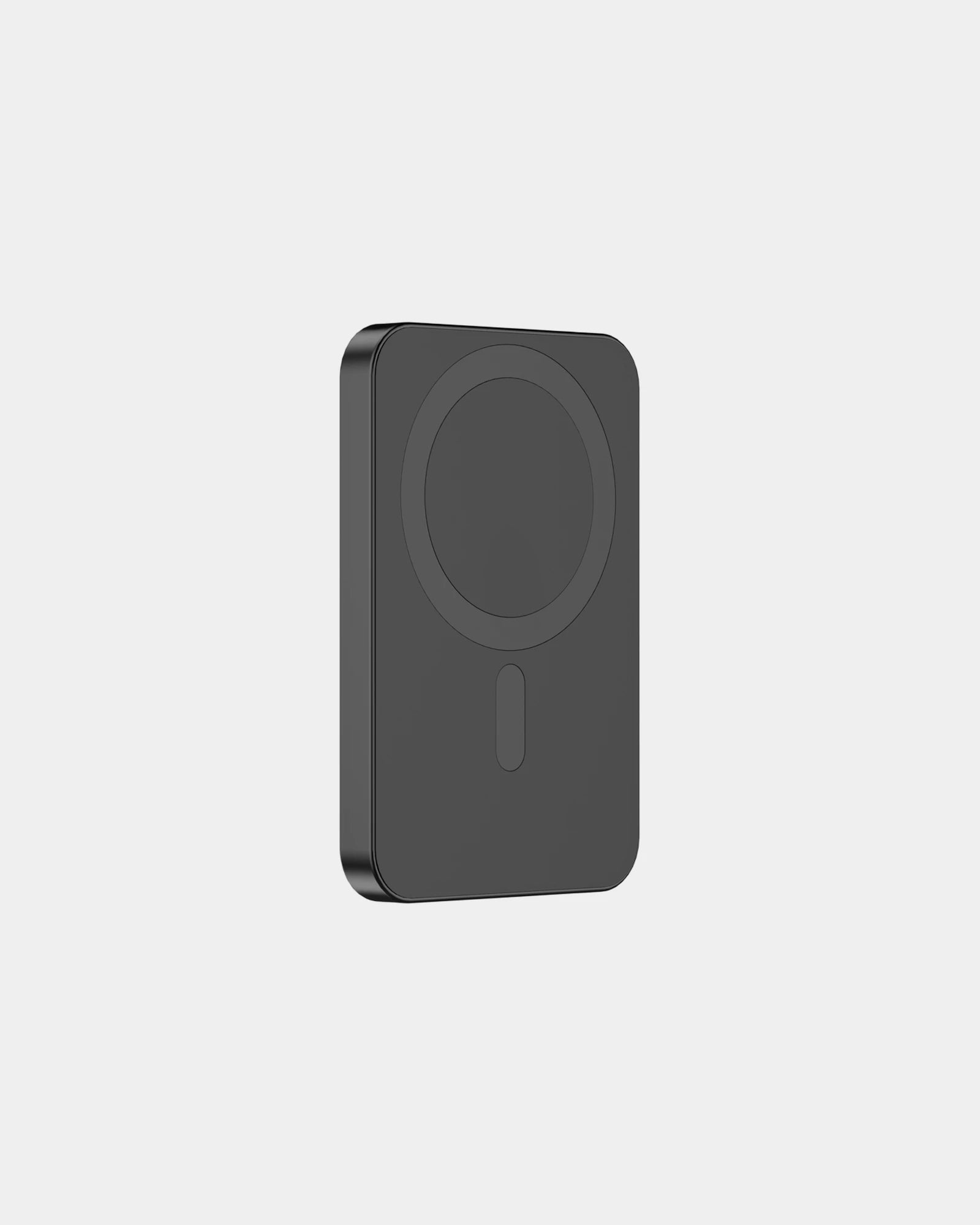 Power bank riciclato magnetico Malibu da personalizzare - Nero