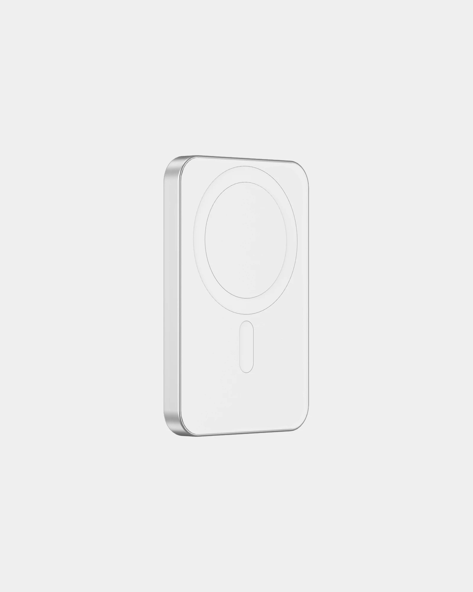 Power bank riciclato magnetico Malibu da personalizzare - Argento