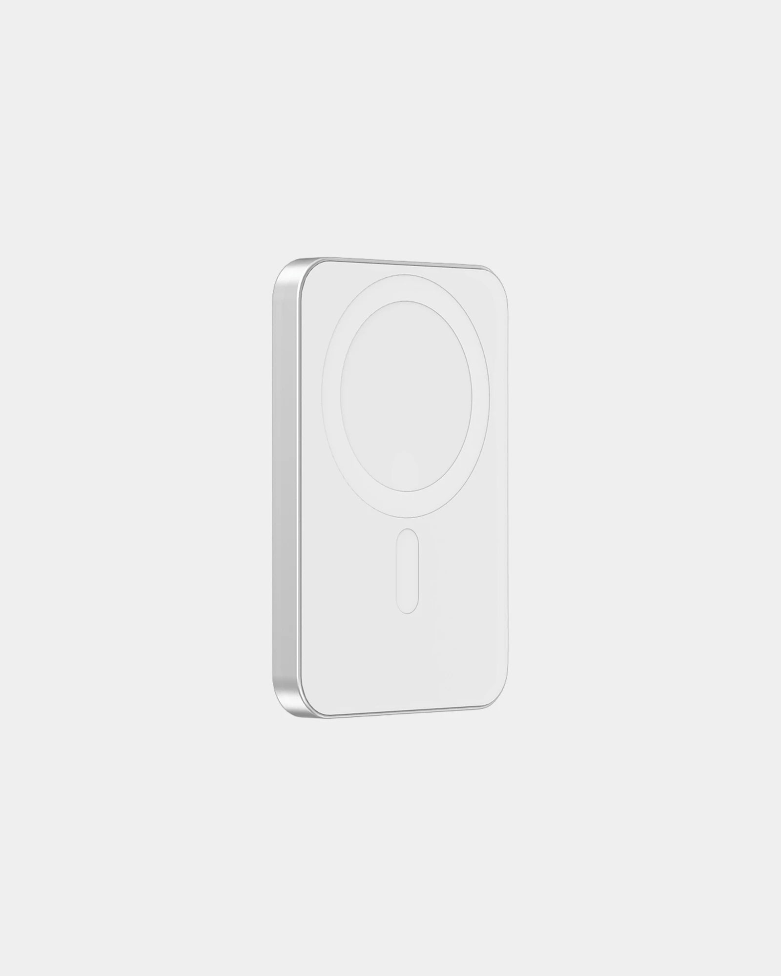 Power bank riciclato magnetico Malibu da personalizzare - Argento