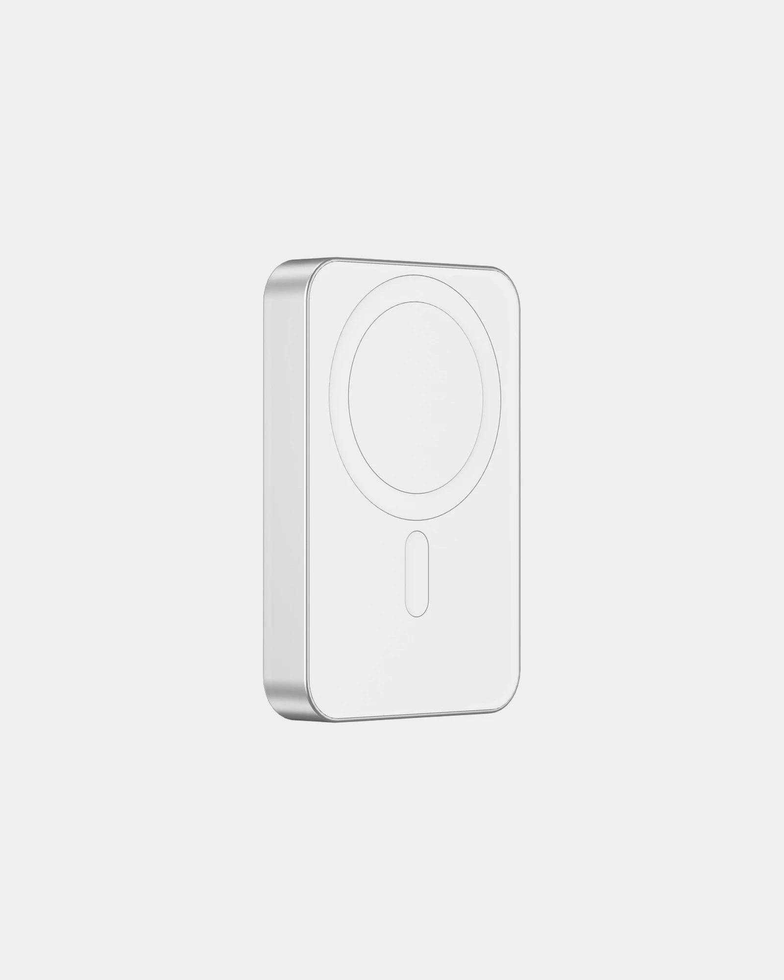 Power bank magnetico riciclato Compton da personalizzare - Argento
