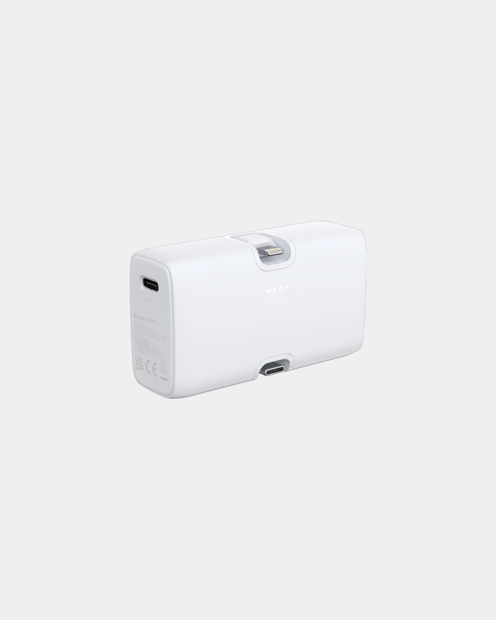 Power bank riciclato 5000mAh LA da personalizzare - Bianco