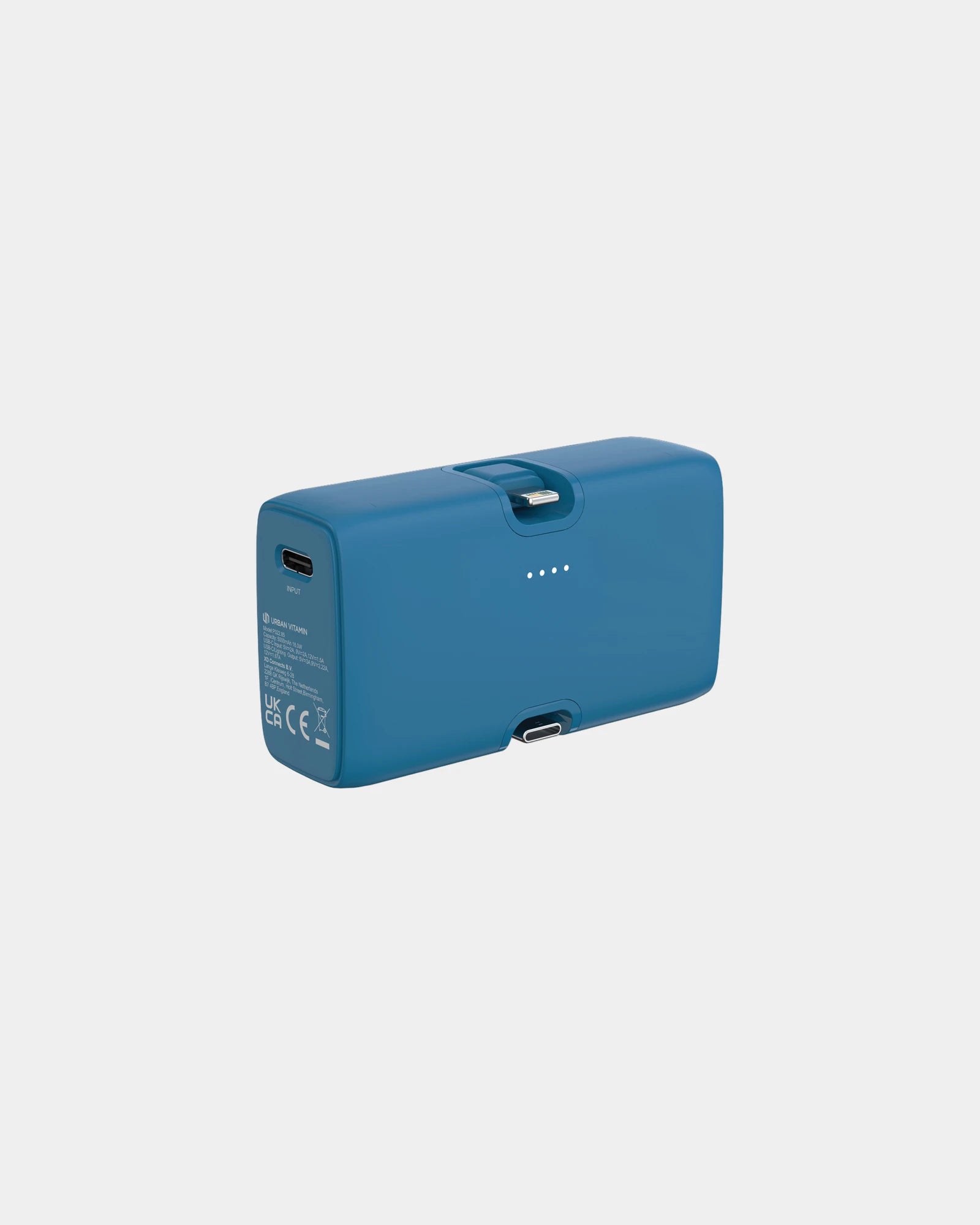 Power bank riciclato 5000mAh LA da personalizzare - Blu