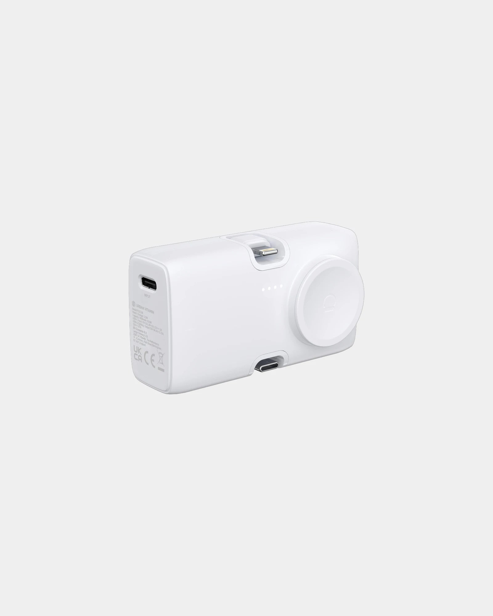Power bank riciclato 20W San Diego da personalizzare - Bianco