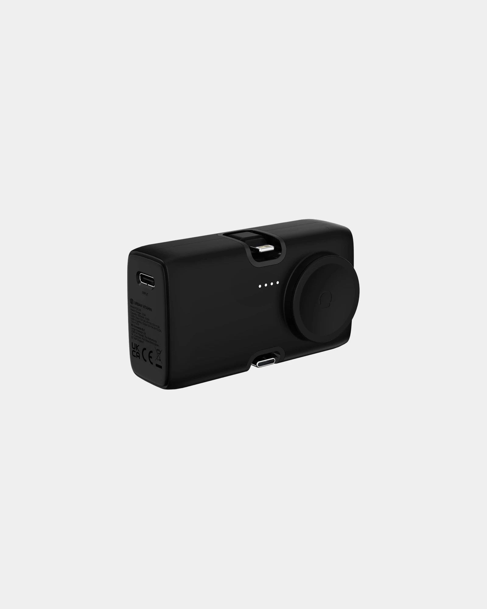 Power bank riciclato 20W San Diego da personalizzare - Nero