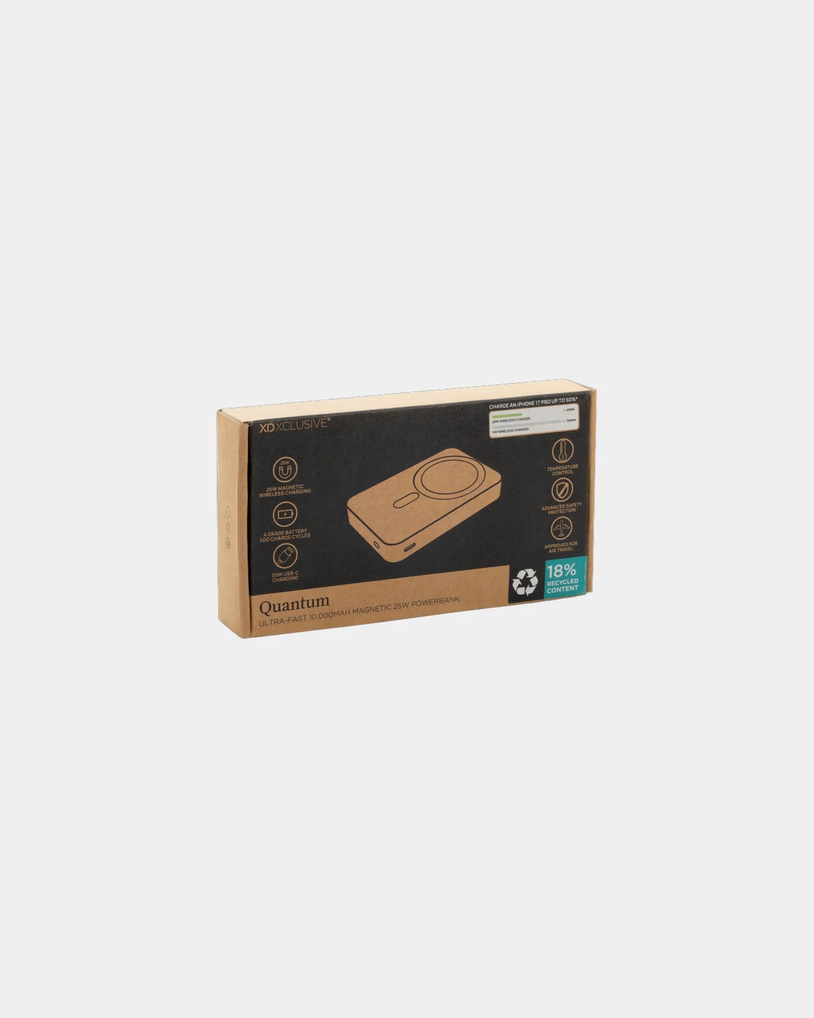 Power bank riciclato magnetico 10.000 mAh da personalizzare - 6