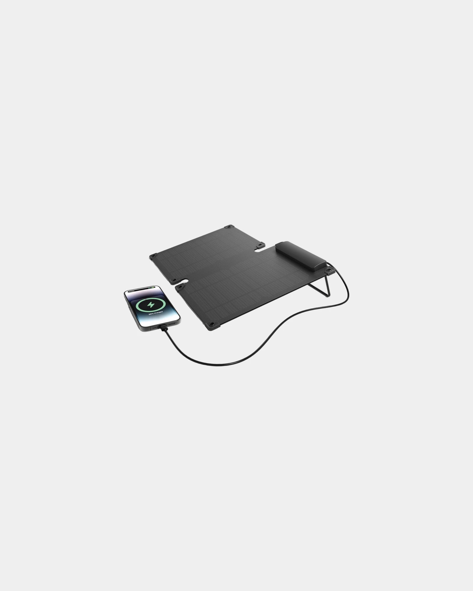 Pannello solare riciclato 10W Solarpulse da personalizzare - Nero