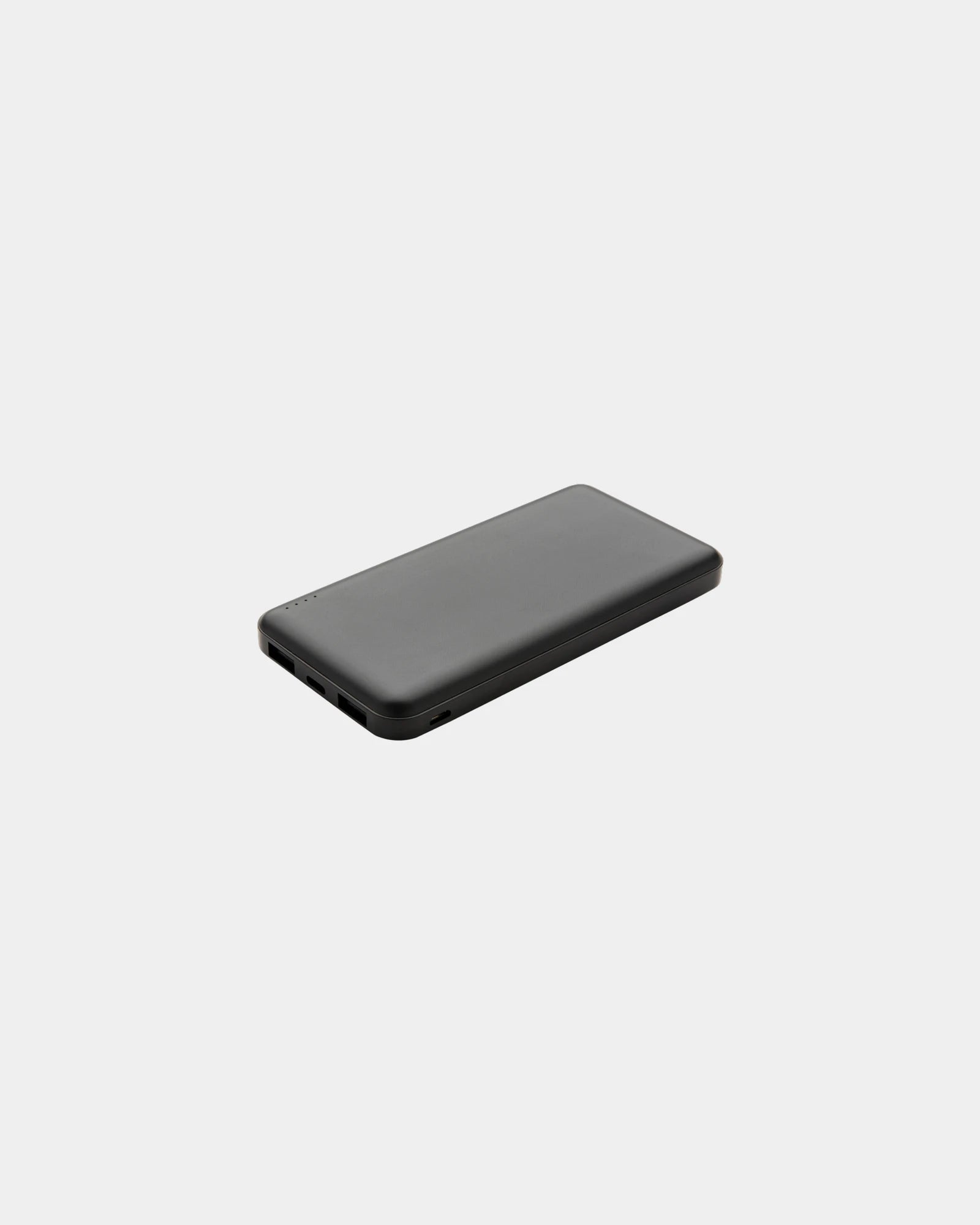 Power bank tascabile 10.000 mAh doppia USB da personalizzare - Nero