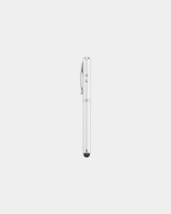 Penna 4 in 1 acciaio inox con laser da personalizzare - Argento