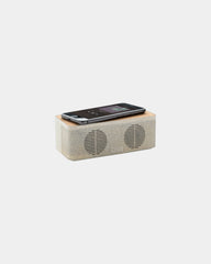 Speaker fibra di paglia caricatore wireless da personalizzare - 1