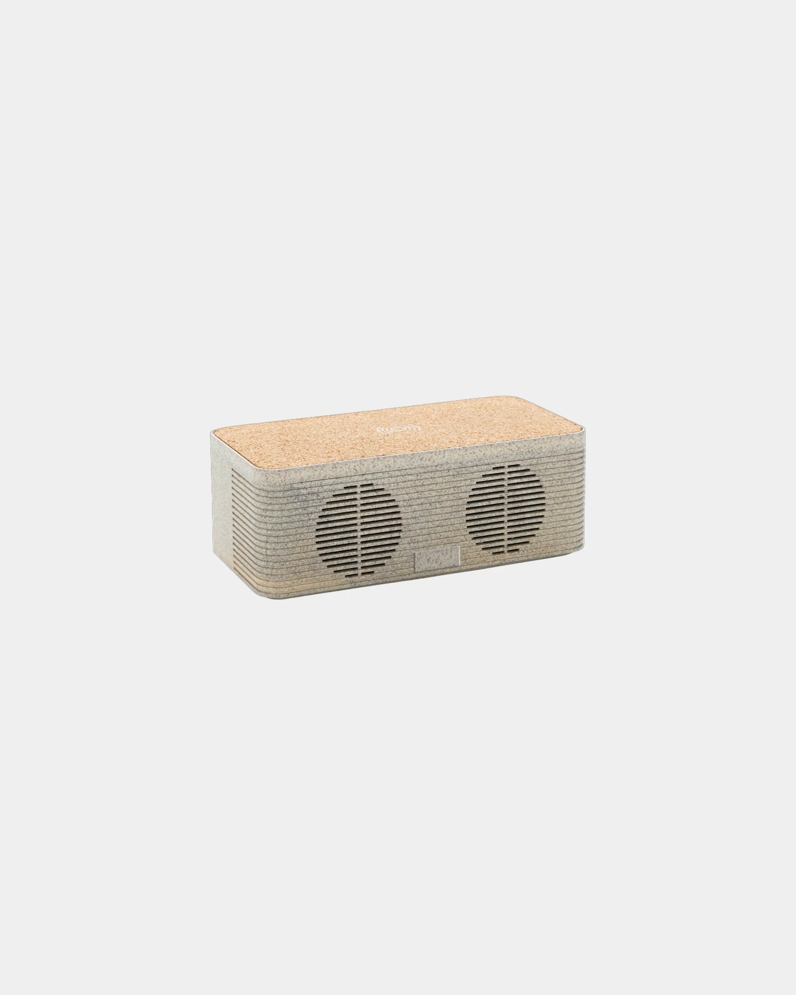 Speaker fibra di paglia caricatore wireless da personalizzare - Kaki