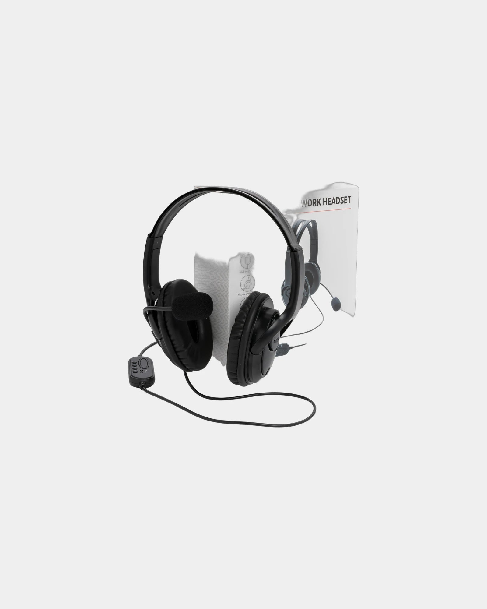 Cuffie cablate controllo volume USB da personalizzare - 4