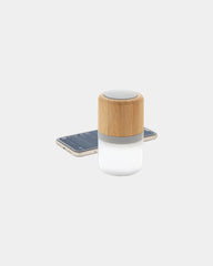 Speaker in bambù 3W con luce d'ambiente da personalizzare - 1