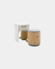 Speaker bambù e tessuto BT5.0 da personalizzare