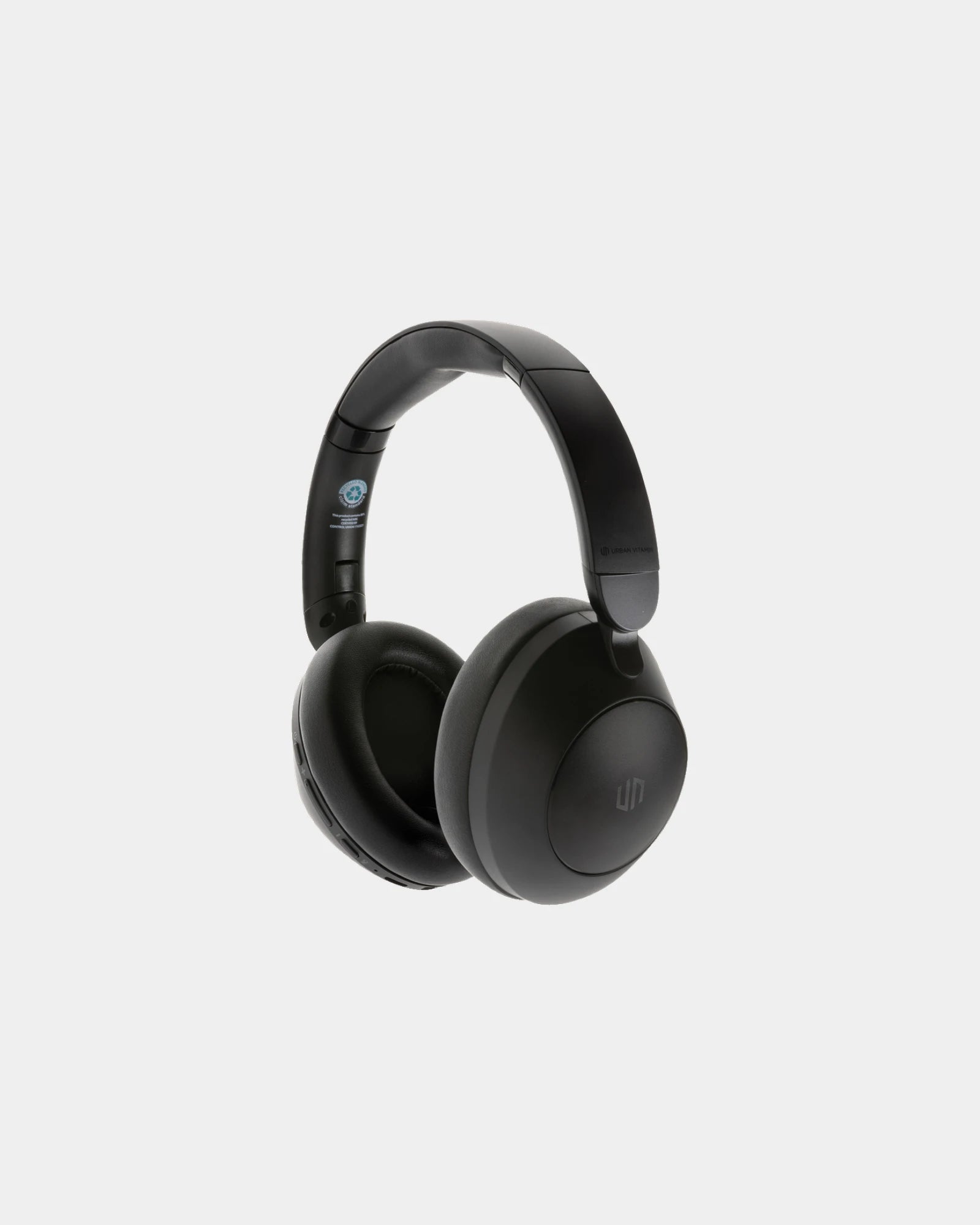 Cuffie ANC riciclato RCS Cupertino da personalizzare - Nero