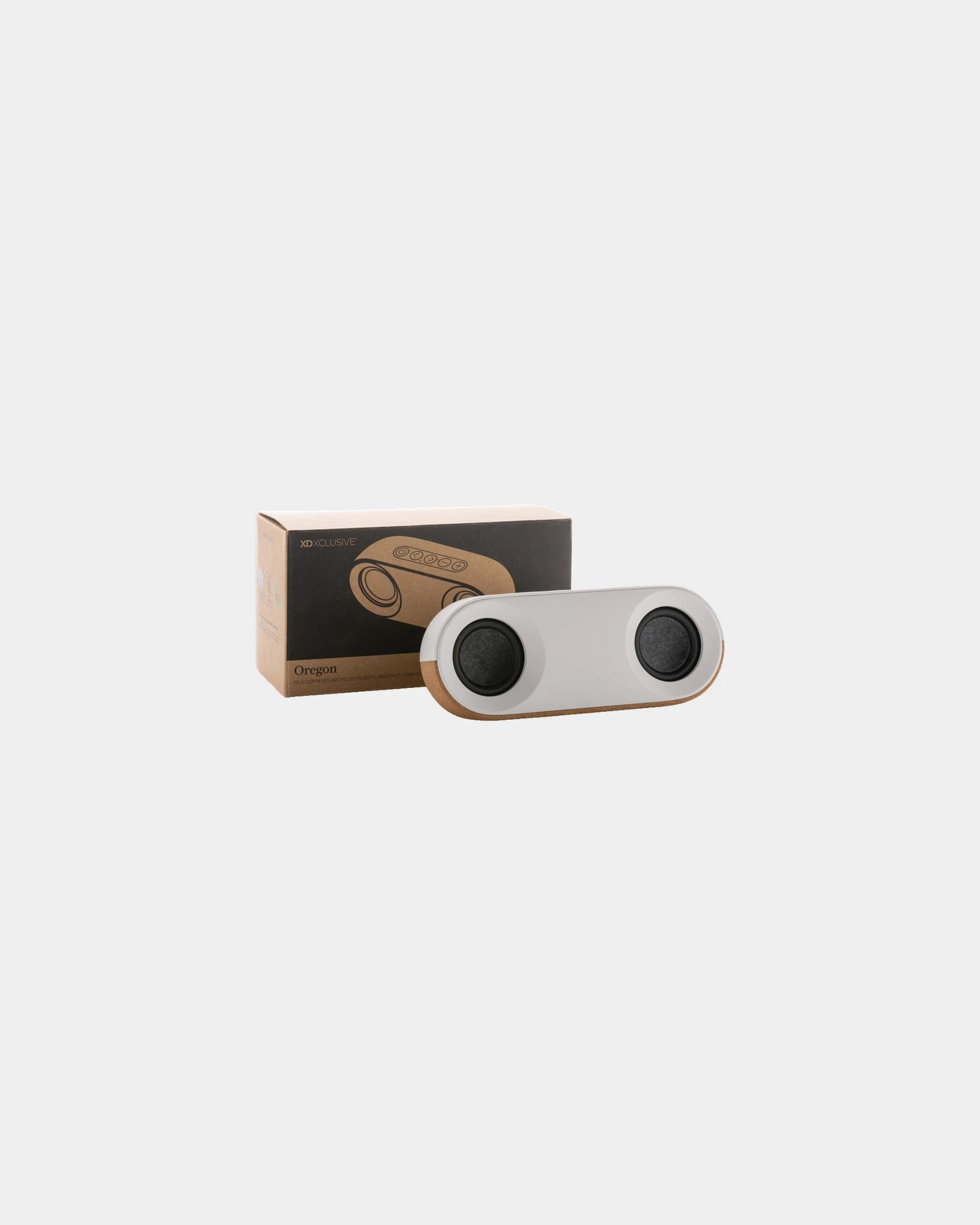 Speaker 10W plastica riciclata e sughero da personalizzare