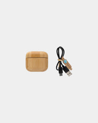 Auricolari riciclati RCS bambù BT 5.3 da personalizzare - 1