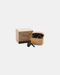Auricolari riciclati RCS bambù BT 5.3 da personalizzare - 5