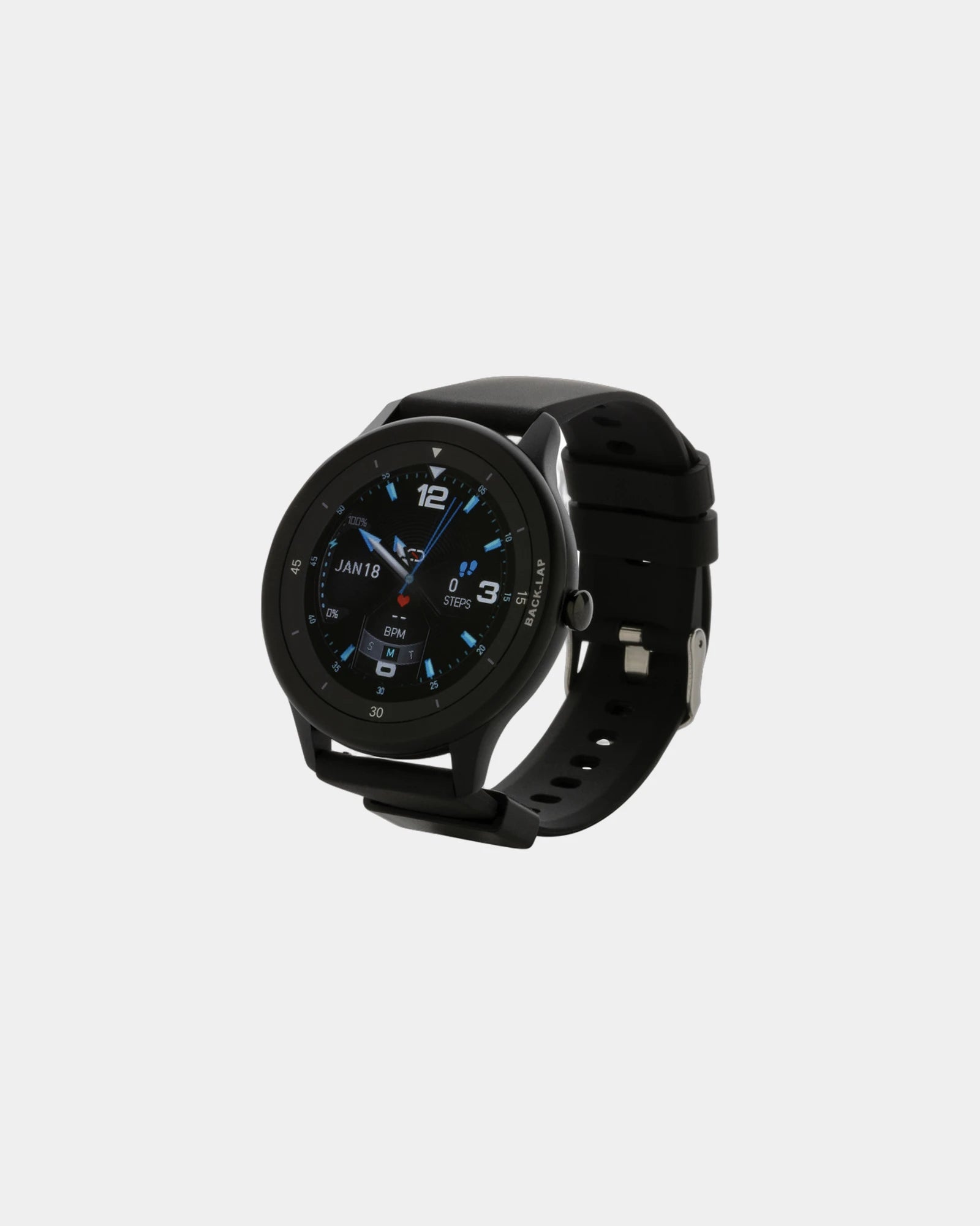 Orologio da polso TPU riciclato RCS da personalizzare - Nero