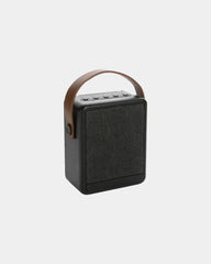 Speaker solare 12W plastica riciclata da personalizzare - Nero