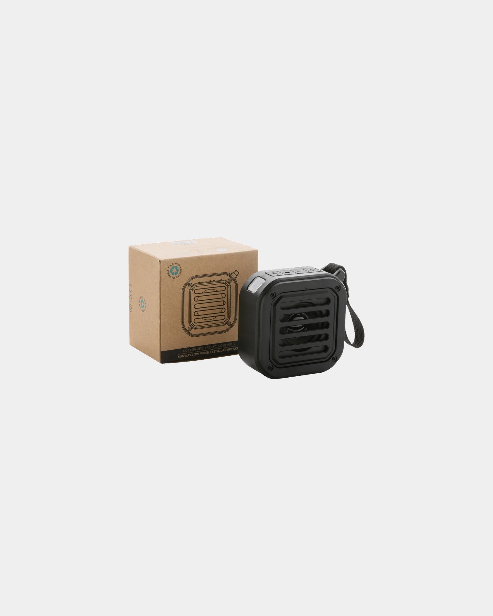 Speaker solare plastica riciclata Sunwave da personalizzare