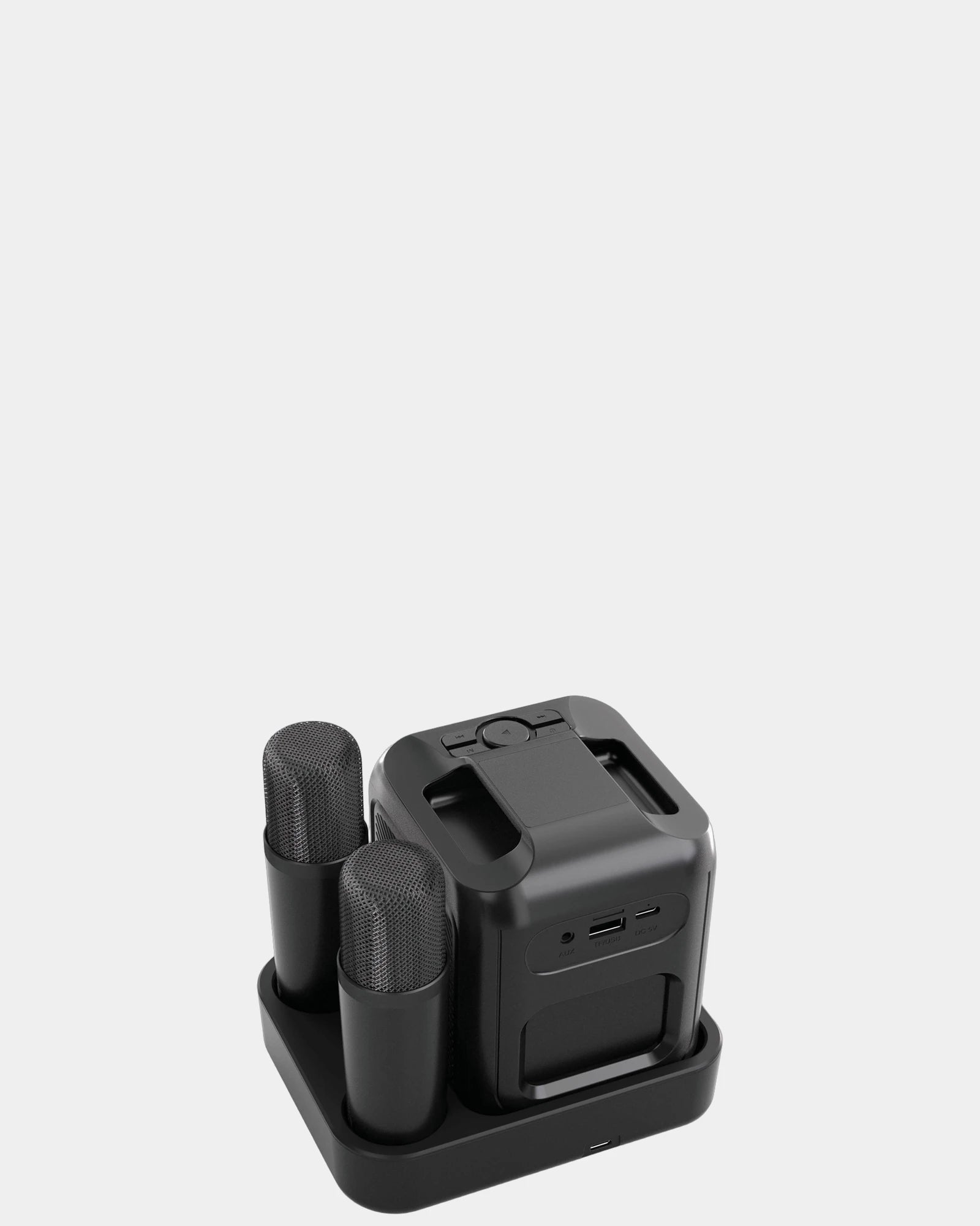 Set karaoke doppio microfono ABS riciclato da personalizzare - 3