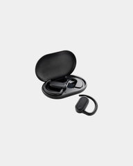 Auricolari a conduzione aperta plastica riciclata RCS da personalizzare - Nero