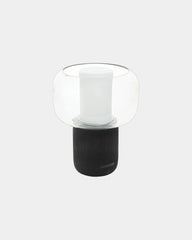 Speaker lampada plastica riciclata RCS da personalizzare - Nero