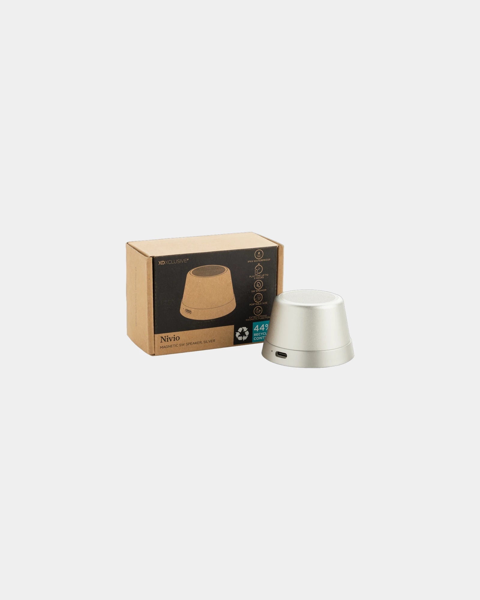 Speaker magnetico alluminio riciclato 5W da personalizzare - 9