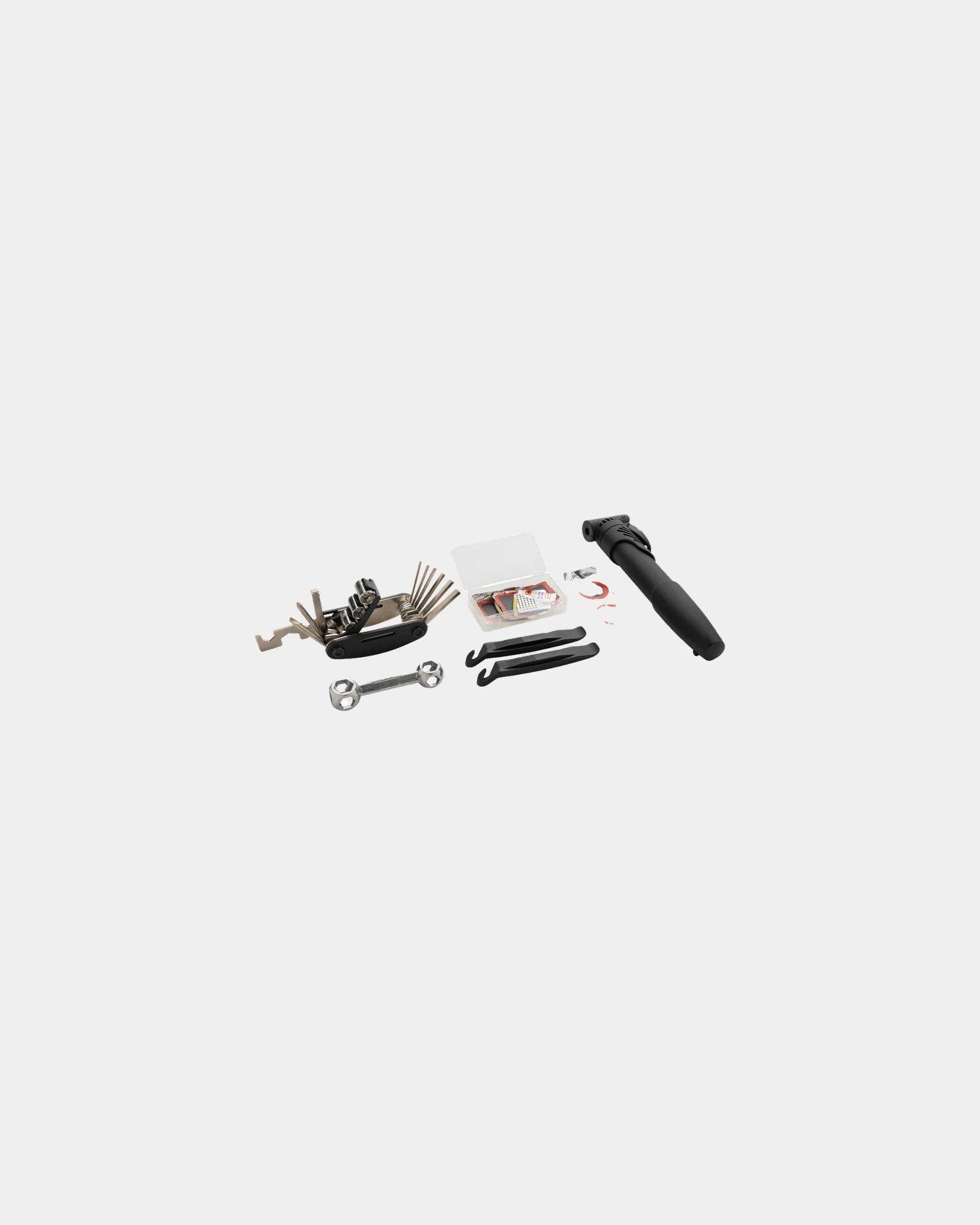 Kit riparazione bici 17 pezzi da personalizzare