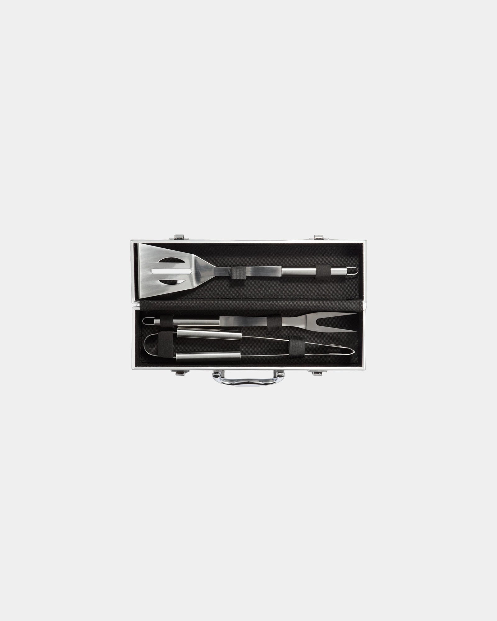 Set barbecue acciaio inox 3 pz in cofanetto da personalizzare - 2