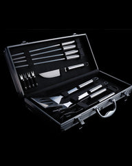 Set barbecue 12 pezzi acciaio inox personalizzato da personalizzare - 3