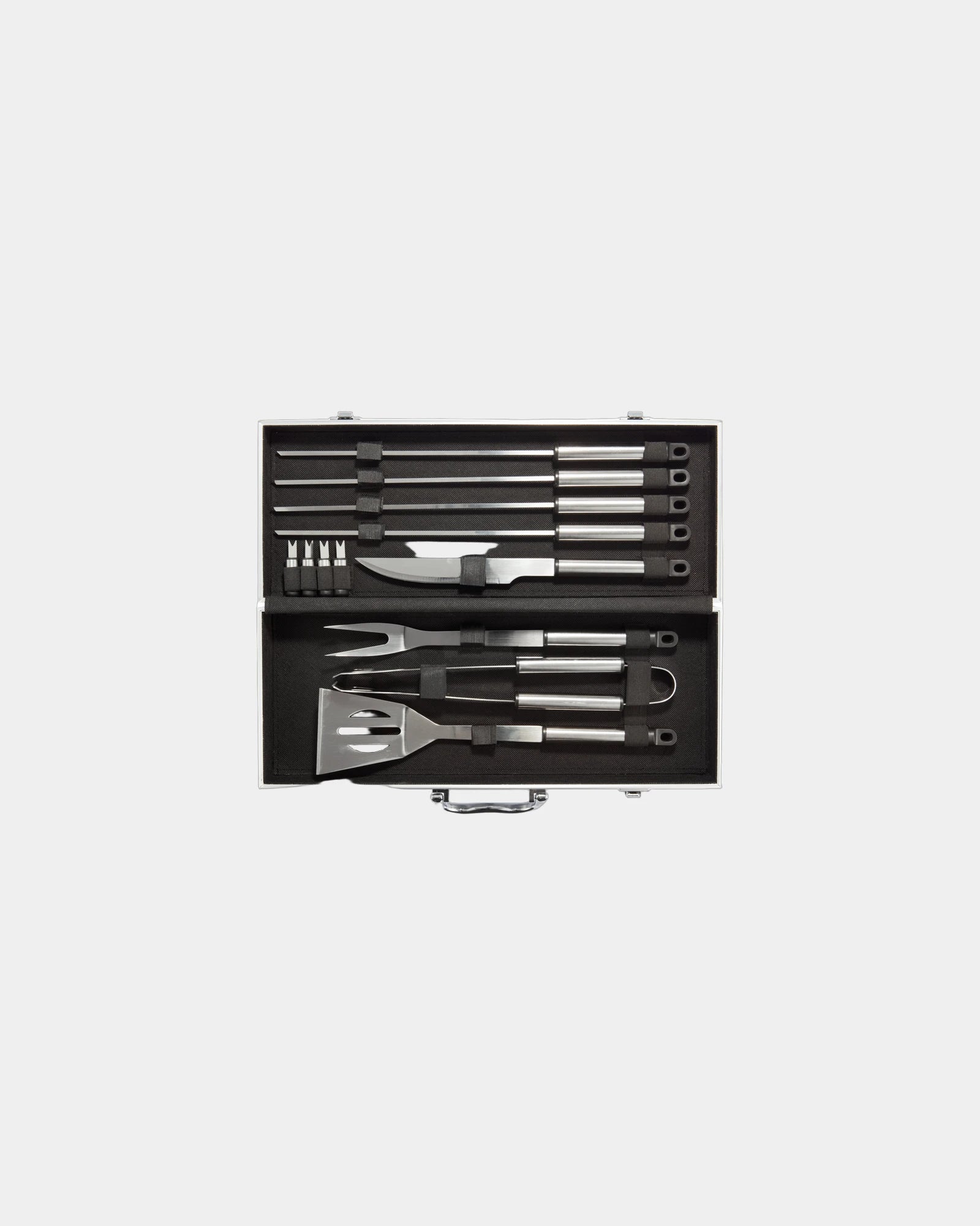 Set barbecue 12 pezzi acciaio inox personalizzato da personalizzare - 1