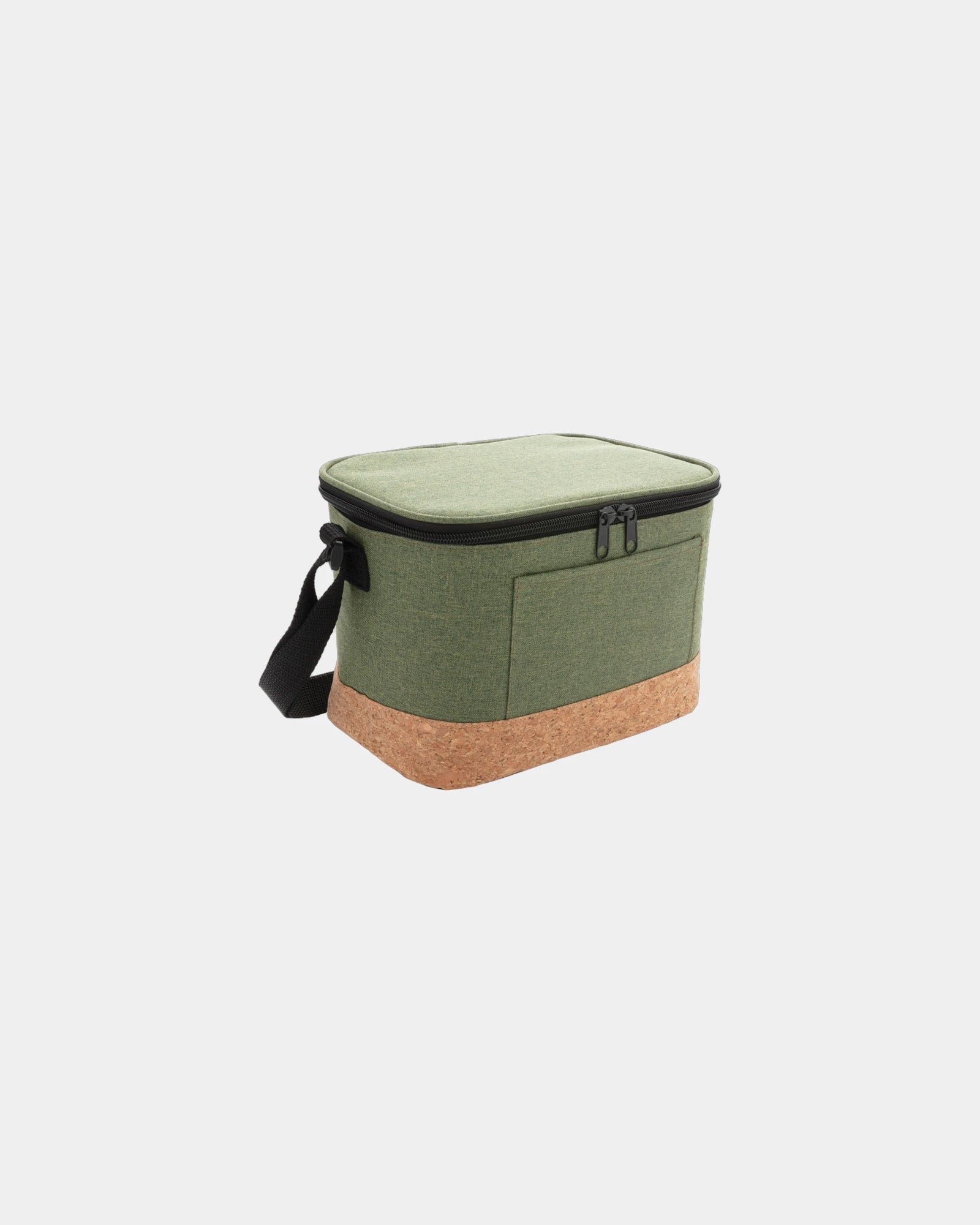Borsa termica bicolore sughero da personalizzare - Verde