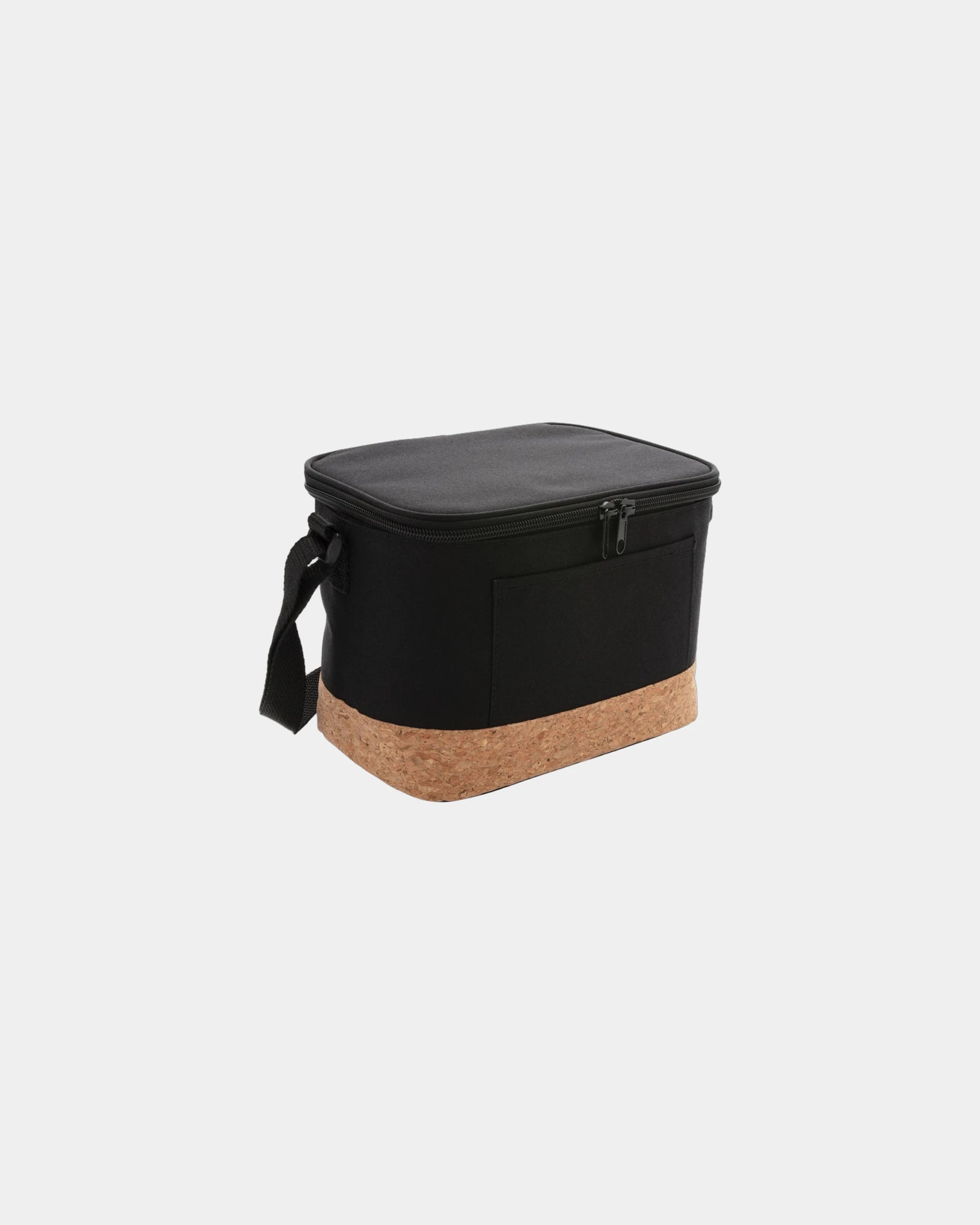 Borsa termica bicolore sughero da personalizzare - Nero