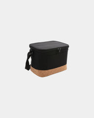 Borsa termica bicolore sughero da personalizzare - Nero