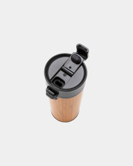 Mug termico bambù acciaio inox 450ml da personalizzare - 7
